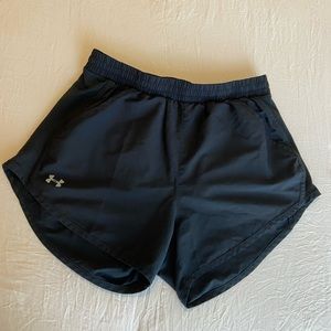 Black Under Armour athletic shorts, women’s size S